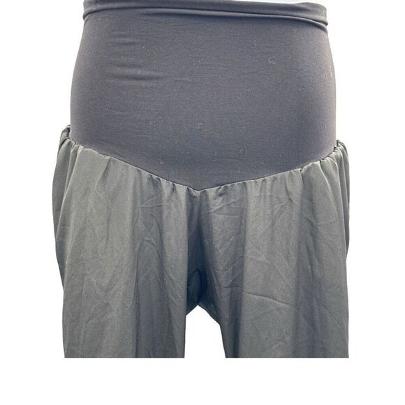 Sjobeck P Collection Maternity Silk Blend Joggers Pants Size Large NWT Black Rel - Picture 2 of 8